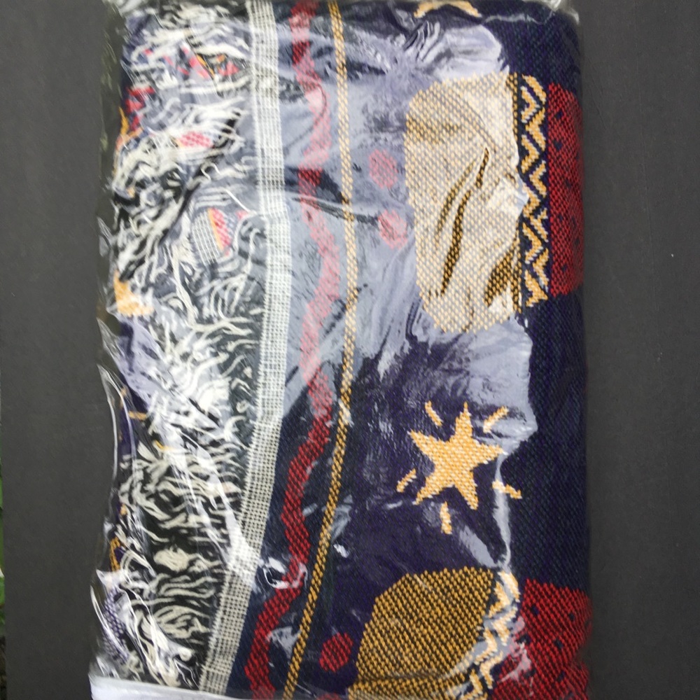 Guardian Angel Throw Crown Crafts Afghan Blanket Cotton 48” x 60” New USA - Picture 3 of 3